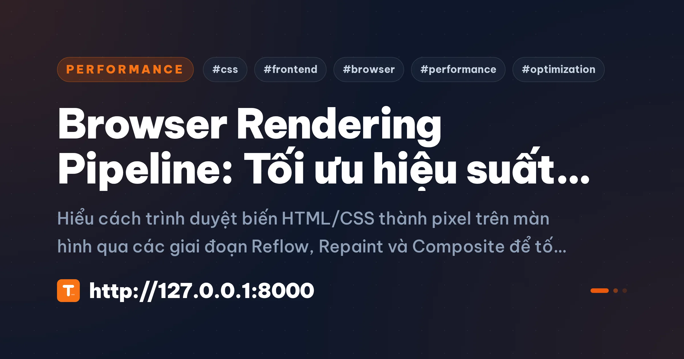Browser Rendering Pipeline: Tối ưu hiệu suất giao diện 60 FPS
